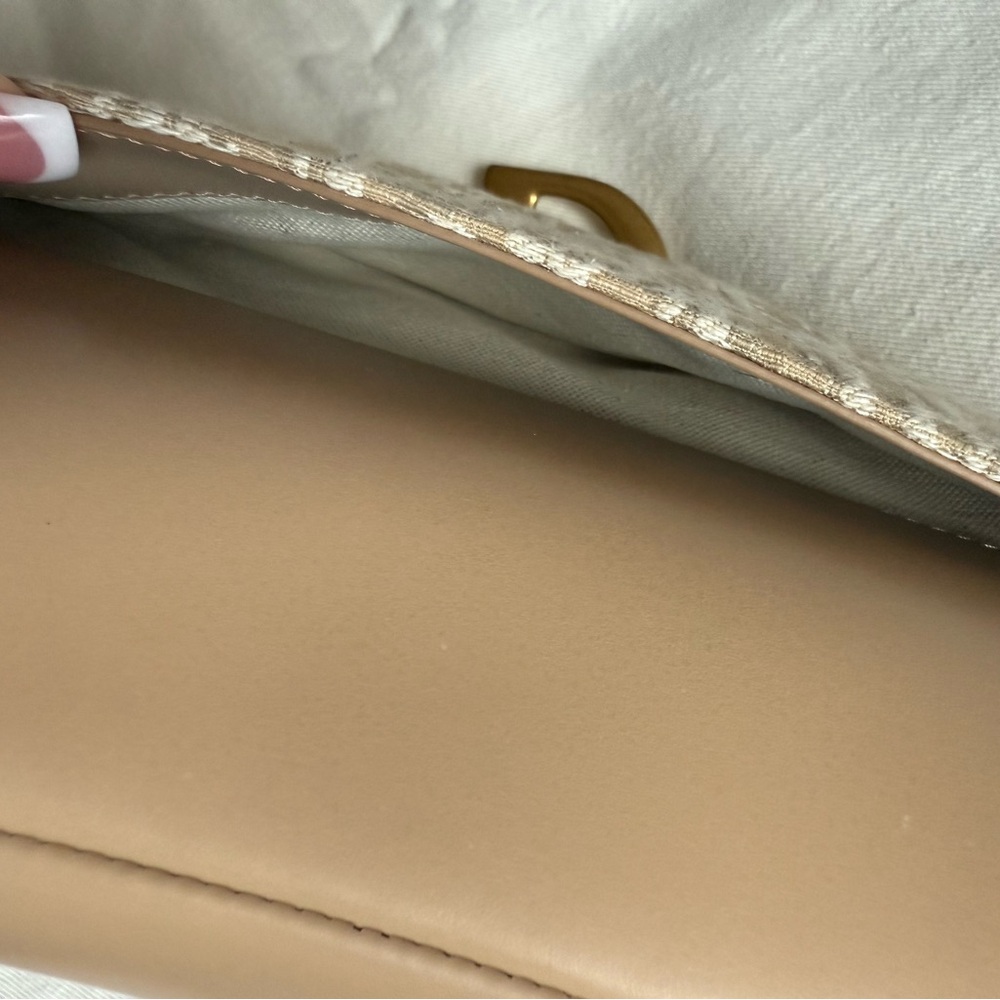 Dior Monogram Saddle Bag Tan - Picture 5 of 8